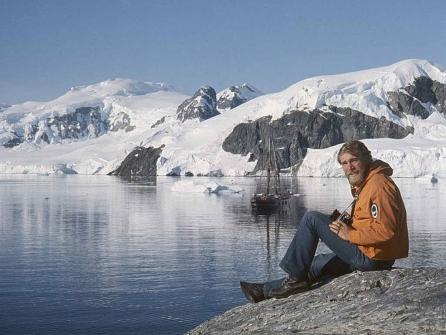 1970 Mit dem ersten Touristenschiff in der Antarktis (Paradiesbucht).